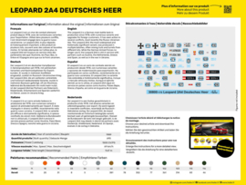 Heller | 30800 | Leopard 2A4 - Deutsches Heer | 1:72