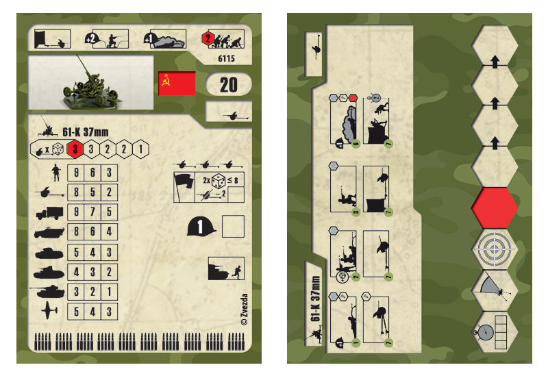 Zvezda | 6115 | Soviet 37mm 61-k AA gun with crew | 1:72