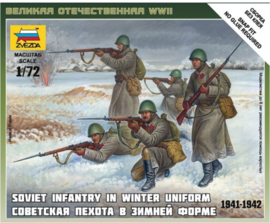 Zvezda | 6197 | Zoviet infantry winter uniform | 1:72
