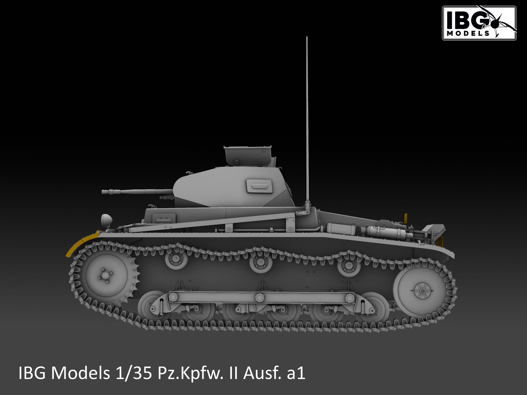 IBG | 35075 | Pz.Kpfw. II Ausf. a1 German Light Tank | 1:35