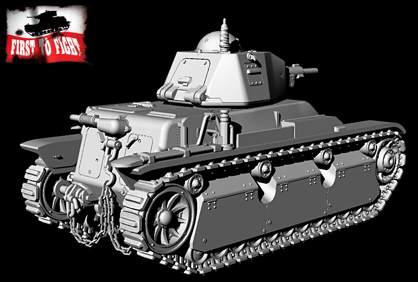 FTF | 119 | French Renault R40 with 37mm gun SA38 | 1:72