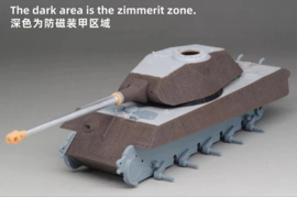 FlyHawk | FH3020Z | Sd.Kfz. 182 Kingtiger Porsche Turret w/ Zimmerit | 1:72