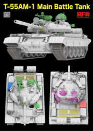 RFM | 5147 | T-55AM-1 Main Battle Tank w/ workable tracks | 1:35