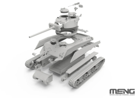 Meng | 72-019 | U.S. Medium Tank M4A3 76(W) Sherman | 1:72