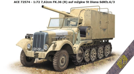 ACE | 72574 | 7.62cm FK.36 (r) auf mZgkw 5t SdKfz.6/3 Diana | 1:72