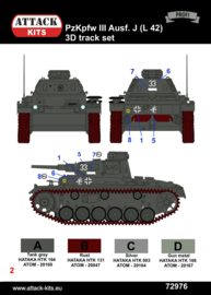 Attack | 72976 | Pz.Kpfw. III Ausf.J (L/42) | 1:72