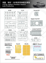 Vespid Models | VS720003 | Pz.Kpfw.V 'Panther' Ausf.G | 1:72