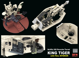 RFM | 5165 | King Tiger Porsche Turret with Crane - FULL INTERIOR | 1:35