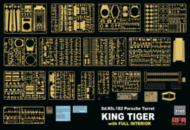 RFM | 5165 | King Tiger Porsche Turret with Crane - FULL INTERIOR | 1:35