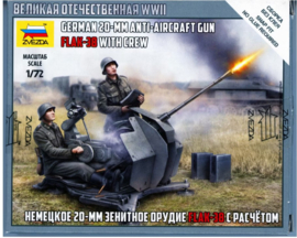 Zvezda | 6117 | Flak-38 and crew | 1:72