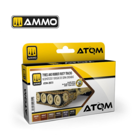ATOM | 20721 | Tyres and Rubber Rusty Tracks Set