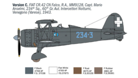 Italeri | 1485 | Fiat CR.42 CN Falco Night Fighter | 1:72