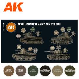 AK | 11774 | WWII Japanese Army AFV Colors