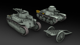 IBG | 72042 | Type 89 Kou (Late) + Type 95 Ha-Go (2 in 1) | 1:72