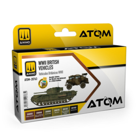 AMMO | 20763 | ATOM WWII British Vehicles Set