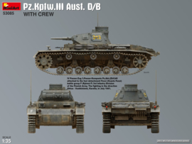 MiniArt | 53085 | Pz.Kfw. III Ausf. D/B with Crew | 1:35
