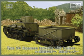 IBG | 72045 | Type 94 Japanese Tankette with Trailers | 1:72