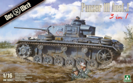 Das Werk | DW16002 | Panzer III Ausf. J 3in1 | 1:16