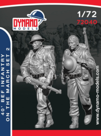Dynamo | 72040 | 1940 - BEF Infantry on the March No.2 | 1:72