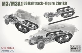 Andy's HHQ | AHHQ-010 | MM3/M3A1 US WWII Halftrack 2in1 | 1:16