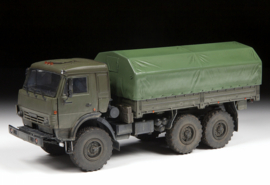 Zvezda | 3697 | KamAZ-5350 "Mustang" Russian Three-Axle Truck | 1:35