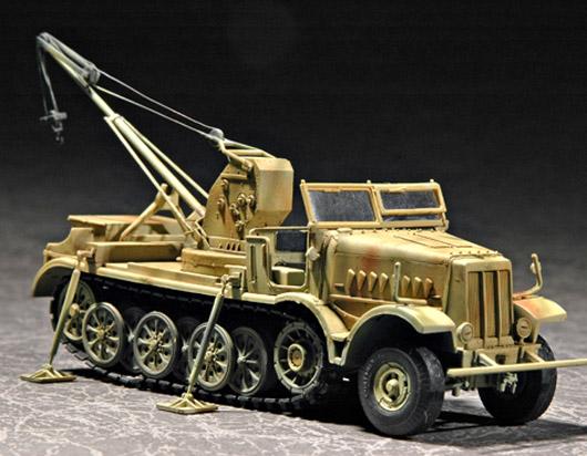 Trumpeter | 07251 | Sd.Kfz. 9/1 mit Drehkran 6t auf Zugkraftwagen 18t | 1:72