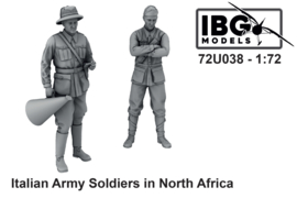 IBG | 72u038 | Italin soldiers in Africa | 1:72