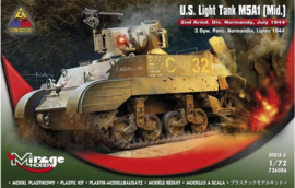 Mirage | 726086 | U.S. light tank M5a1 (mid) | 1:72