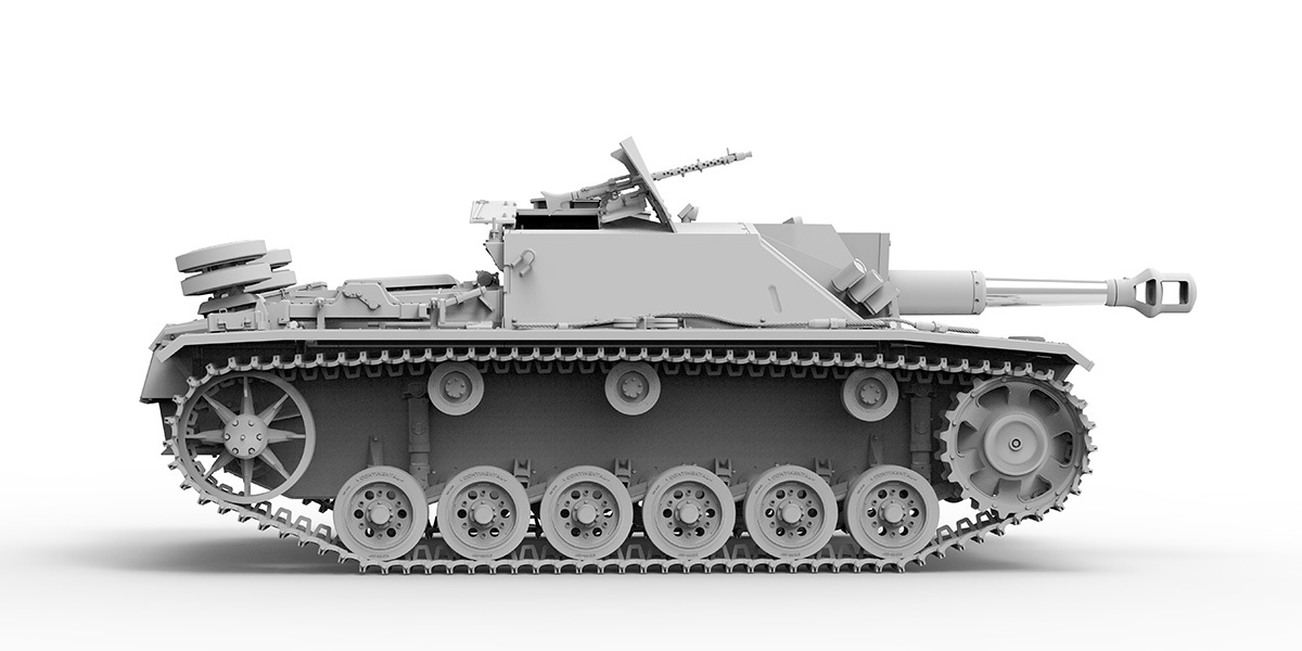 Border model | BT-045 | Sturmhaubitze 42 Ausf.G early w/ full interior | 1:35