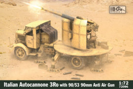 IBG | 72096 | Italian Autocannone 3Ro with 90/53 90mm AA Gun | 1:72