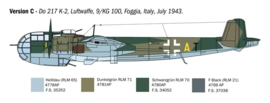 Italeri | 1488 | Dornier Do 217K-1/K-2 w/ Fritz-X | 1:72