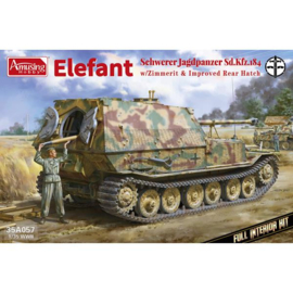 Amusing Hobby | 35A057  | Sd.Kfz. 184 Elefant Schwerer Jagdpanzer with improved rear hatch | 1:35
