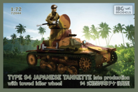 IBG | 72044 | Type 94 Tankette with towed idler wheel - late production | 1:72
