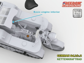 FMK | 16001 | German Sd.Kfz. 2 Kettenkraftrad Typ HK 101 | 1:16