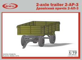 GMU | 72002 | 2-axle trailer 2-AP-3 | 1:72