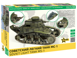 Zvezda | 3716 | Soviet Light Tank MS-1 | 1:35