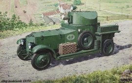 Roden | 731 | WW2 British Armoured car Pattern 1920 Mk.I | 1:72