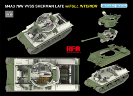 RFM | 5135 | M4A3 Sherman 76W VVSS Late w/Interior (standard) | 1:35