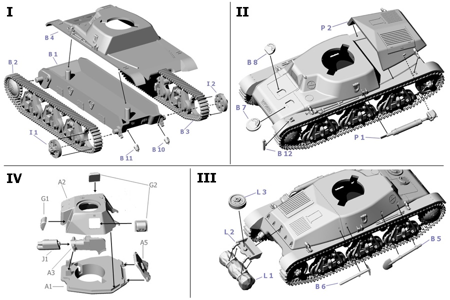 FTF | 080 | Hotchkiss H35 light tank (early version) | 1:72