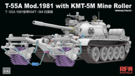 RFM | 5163 | T-55A Model 1981 with KMT-5M Mine Roller | 1:35