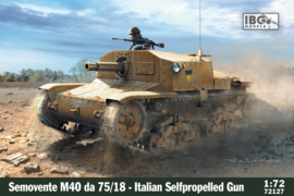 IBG | 72127 | Semovente M40 da 75/18 - Italian 75mm Selfpropelled Gun | 1:72