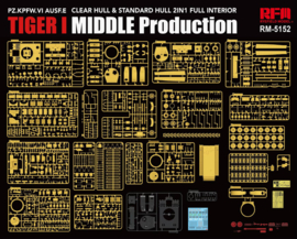 RFM | 5152 | Tiger I Mid-Production Transparent Turret | 1:35
