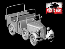 FTF | 122 | Polish PZInż 302 tractor for anti-tank 37 mm gun | 1:72