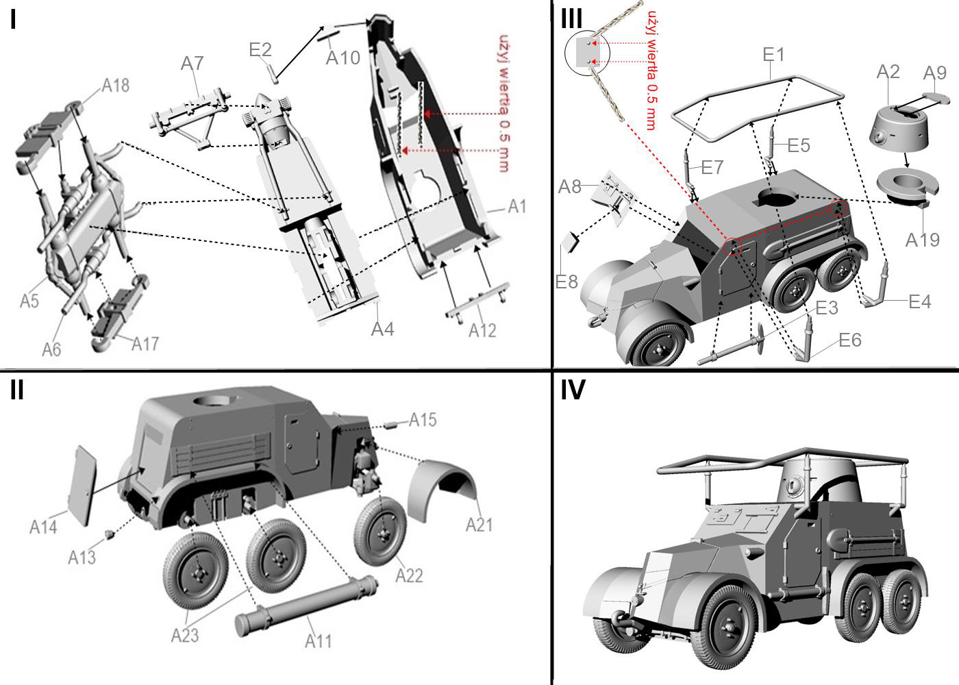 FTF | 105 | Panzerspähwagen 30(t) Tatra command car | 1:72