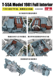 RFM | 5155 | T-55A Medium Tank Full Interior Kit | 1:35