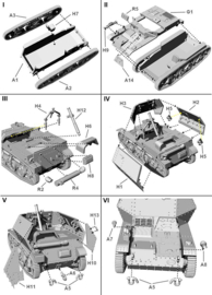 FTF | 124 | 8cm Granatwerfer 34 auf Panzerspähwagen AMR (f) | 1:72