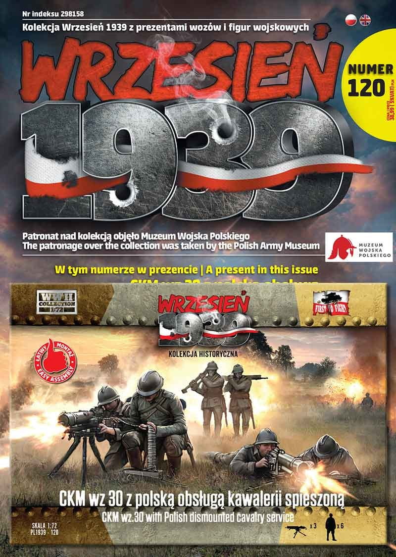 FTF | 120 | Polish CKM wz.30 MG with dismounted cavalry crew | 1:72