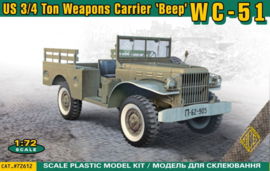ACE | 72612 | WC-51 3/4-ton Truck | 1:72
