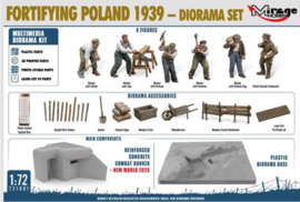 Mirage } 721001 | Fortifying Poland 1939 (Diorama Set) | 1:72