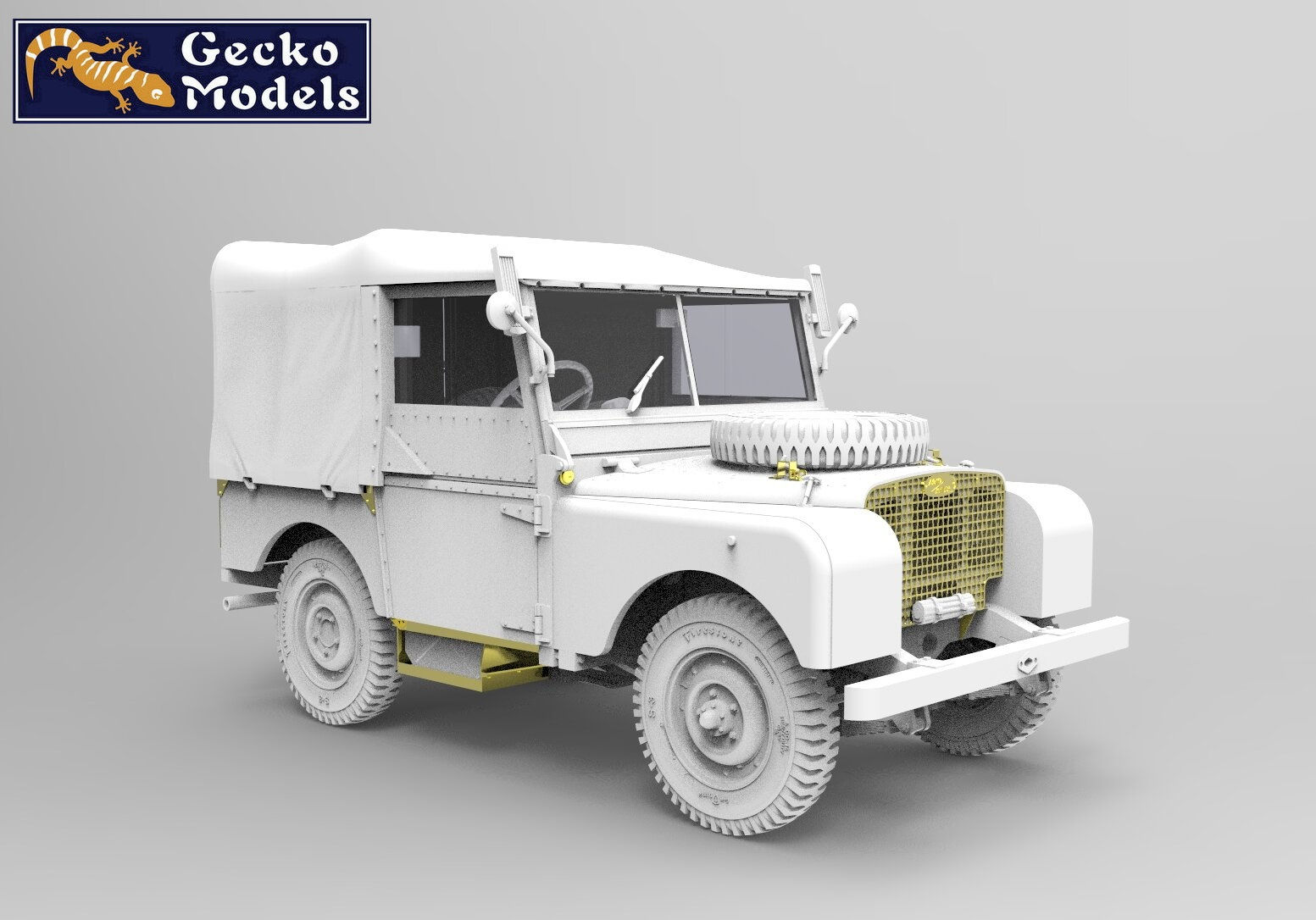 Gecko | 35GM0062 | British FV18001 Mk. 1 80in 4x4 Utility Vehicle w/Canvas Roof Top | 1:35